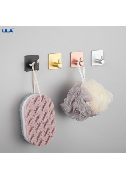 A6239-3 Stili Ula Renkli Yapışkan Duvar Askıları Banyo Elbise Askısı Duvar Askısı Kıyafet Şapka Ceket Çanta Metal Mutfak Rafı Banyo Aksesuarları (Yurt Dışından) fiyatları