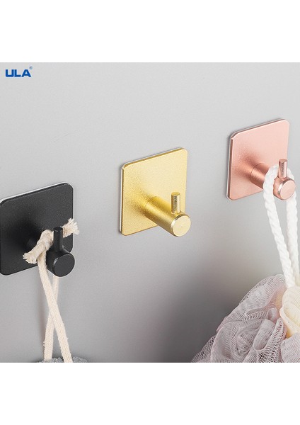 A6239-3 Stili Ula Renkli Yapışkan Duvar Askıları Banyo Elbise Askısı Duvar Askısı Kıyafet Şapka Ceket Çanta Metal Mutfak Rafı Banyo Aksesuarları (Yurt Dışından) fırsatları