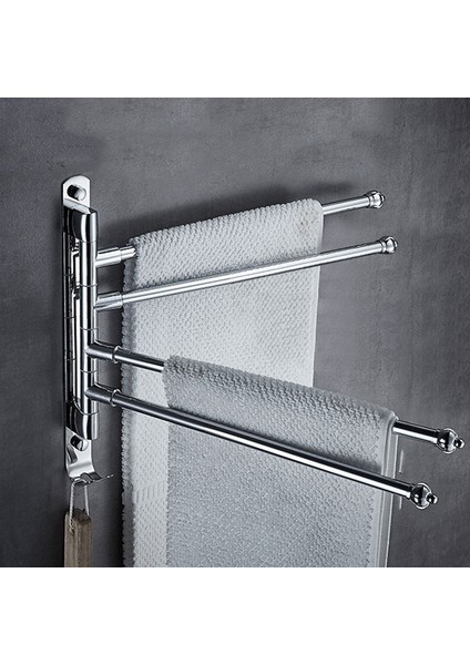 Siyah-4 Tarzı Cooanho Paslanmaz Çelik Banyo Döner Havlu Askılığı, 4 Kol Döner Havlu Rafı Kanca Duvara Monte Banyo Depolama Rafı (Yurt Dışından) fırsatları