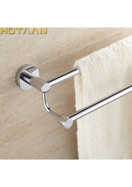 L 45CM Tarzıdır Ücretsiz Krom Çelik Banyo Aksesuarı Çift Havlu Askılığı Havlu Rafa Havlu Tutucu 60CM Yt (Yurt Dışından) fiyatları