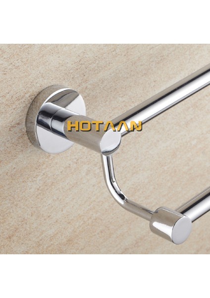L 45CM Tarzıdır Ücretsiz Krom Çelik Banyo Aksesuarı Çift Havlu Askılığı Havlu Rafa Havlu Tutucu 60CM Yt (Yurt Dışından) modelleri