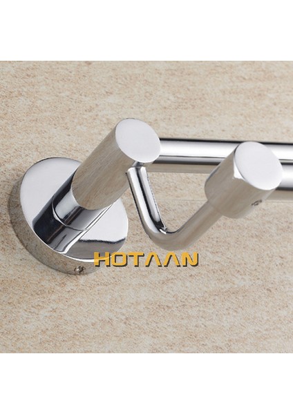 L 45CM Tarzıdır Ücretsiz Krom Çelik Banyo Aksesuarı Çift Havlu Askılığı Havlu Rafa Havlu Tutucu 60CM Yt (Yurt Dışından) fırsatları