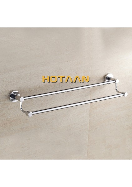 L 45CM Tarzıdır Ücretsiz Krom Çelik Banyo Aksesuarı Çift Havlu Askılığı Havlu Rafa Havlu Tutucu 60CM Yt (Yurt Dışından) indirimleri