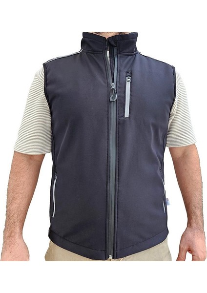 Işçi Softshell Reflektör Biyeli Outdoor Yelek