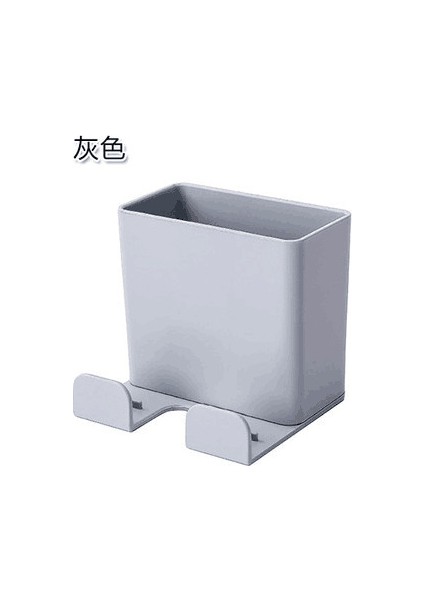 Açık Yeşil Tarzı Çok Fonksiyonlu Güçlü Emme Duvar Şekilli Fırça Askısı Banyo Diş Fırçası Tutucu Deliksiz Banyo Rafı Dekorasyon Rafı (Yurt Dışından)