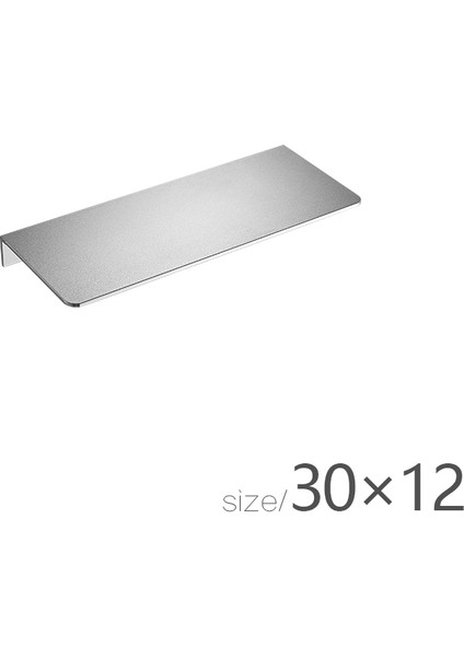 Gümüş 30CM Tarzı Nordik Banyo Depolama Rafı Gümüş Fırçalı Köşe Rafı Uzay Alüminyum Banyo Organizatörü cm Duvara Monte Kozmetik Çerçeve (Yurt Dışından)