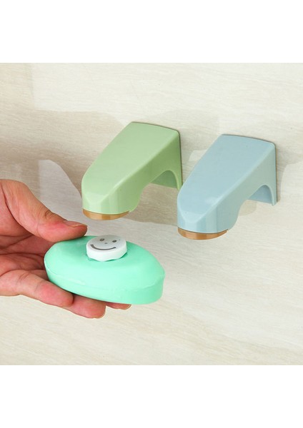 Pembe Stil Manyetik Sabun Tutucu Banyo Aksesuarları 5 Renk Duvara Monte Depolama Rafı Ahşap Sabunluk Stickerlı Sabun Rafları (Yurt Dışından) fırsatları