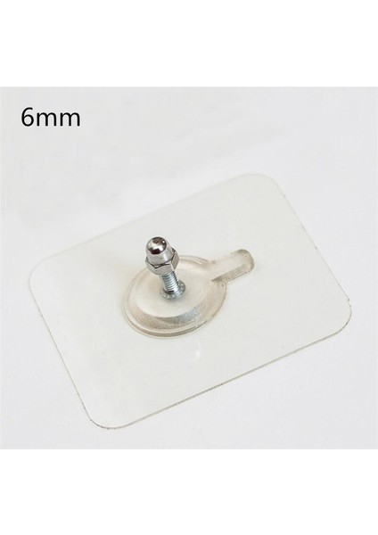 1 Adet Vida 6mm Tarzı Duvar Rafı Sticker Banyo Askısı Su Geçirmez Mutfak Askı Transparent Yapışkan Askı Banyo Aksesuarları (Yurt Dışından)