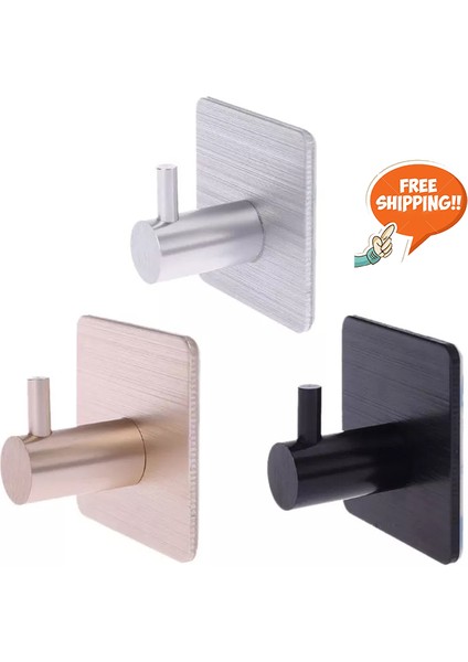 05 Altın Stili Siyah Cübbe Alüminyum Kanca Duvar Askısı Havlu Askısı Banyo Için Paslanmaz Çelik Ceket Askısı Mutfak Donanımı Için Paslanmaz Kanca (Yurt Dışından) indirimleri