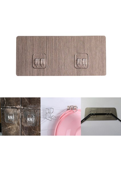 No.10 Tarzı Mutfak Banyo Raf Sticker Duvar Güçlü Yapışkan Askı Icın Temiz Ev Plastik Kanca Su Geçirmez Yapışkan Kanca Hanger (Yurt Dışından) modelleri