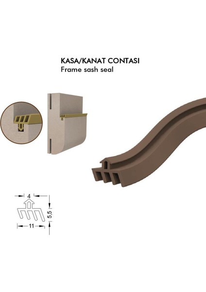 Alüminyum Cam Çıta Contası Cam Çıta Fitili 10 Metre Siyah Akc-66 fiyatları