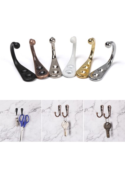 No.4 Tarzı Retro Kanca Askılar Duvar Kanca Bronz Klasik Vintage Şapka Askısı Montajlı Tek Çatal Kanca Odası Düzenleyici Ev Malzemeleri (Yurt Dışından) modelleri
