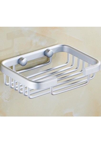 Bir Stil Alüminyum Banyo Aksesuarları Depolama Şampuan Kutusu Sabunluk Uzatma Sabun Ağı Depolama Rafı Oval Süzgeç Rafı (Yurt Dışından)