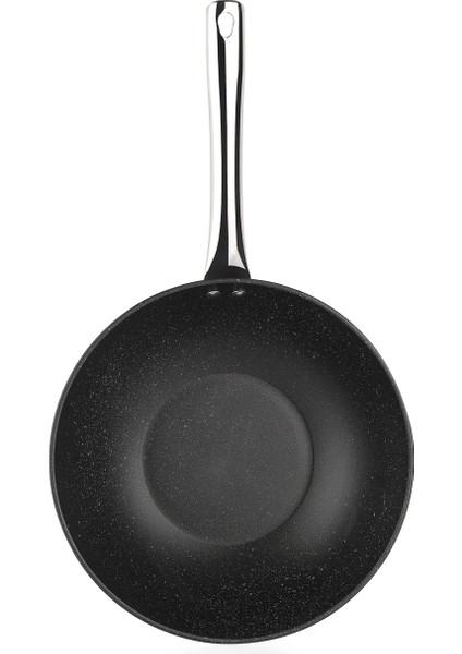 Black Stone Wok Tava 28 Cm-Siyah