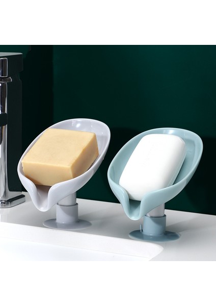 Gri Tarzı Banyo Lotus Yapraklı Süzgeç Sabun Kutusu Yaratıcı Tutucu Basit Yeşil Moda Çok Fonksiyonlu Depolama Rafı Mutfak Organizatörü Shelf (Yurt Dışından) indirimleri