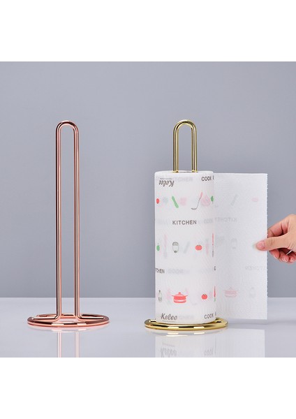 Altın Tarzı Paslanmaz Çelik Mutfak Rulo Kağıt Havlu Tutucu Banyo Tuvalet Standı Yemek Masası Dikey Peçete Rafı Mutfak Depolama Rafı (Yurt Dışından) fiyatları