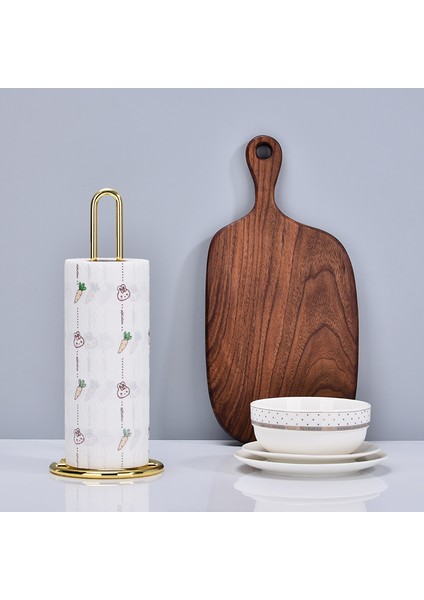 Altın Tarzı Paslanmaz Çelik Mutfak Rulo Kağıt Havlu Tutucu Banyo Tuvalet Standı Yemek Masası Dikey Peçete Rafı Mutfak Depolama Rafı (Yurt Dışından) fırsatları