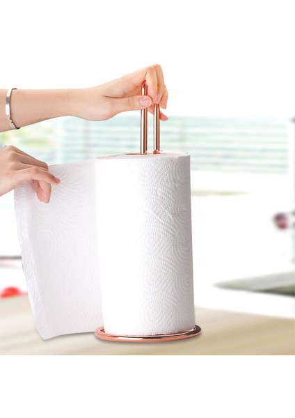 Altın Tarzı Paslanmaz Çelik Mutfak Rulo Kağıt Havlu Tutucu Banyo Tuvalet Standı Yemek Masası Dikey Peçete Rafı Mutfak Depolama Rafı (Yurt Dışından) indirimleri