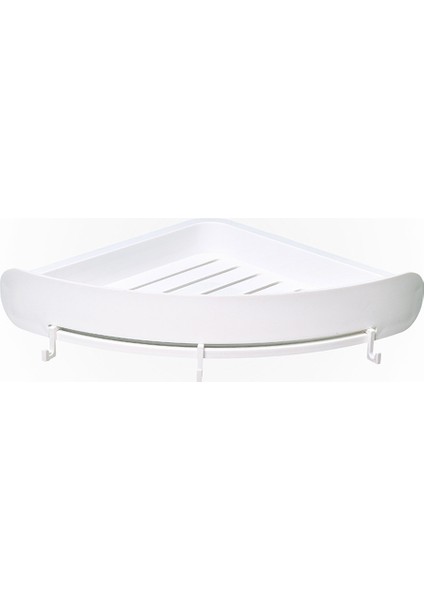 Beyaz Stil Banyo Köşe Depolama Rafı Duvar Organizer Caddy Raf Duş Depolama Duvar Tutucu Şampuan Raf Ev Banyosu Aletleri (Yurt Dışından)