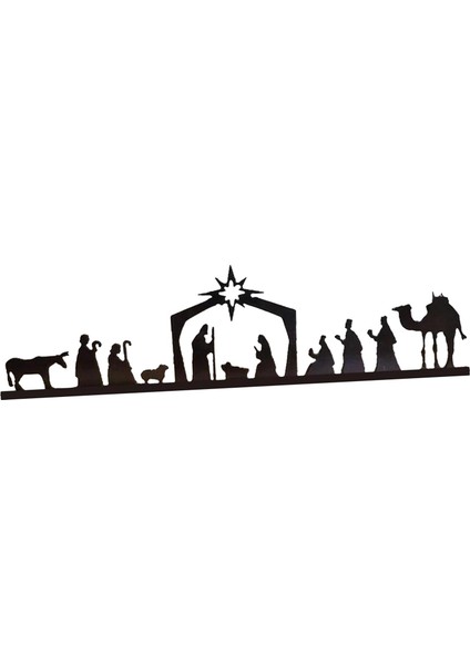 Noel Isa'nın Doğuşu Sahne Dekor Figürler Noel Isa'nın Doğuşu 35CMX8.4CM (Yurt Dışından) modelleri