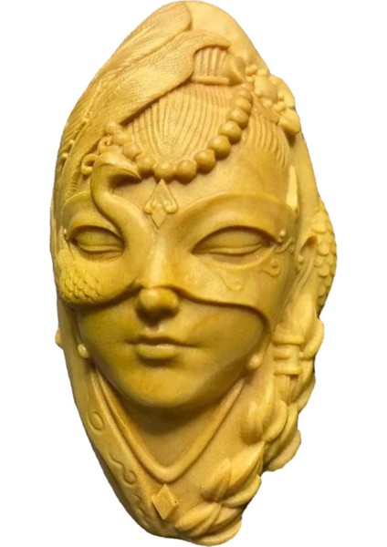 Oyma Heykelcik Minyatür Figürler Heykel Şimşir Heykeli Asılı Süsleme A (Yurt Dışından)