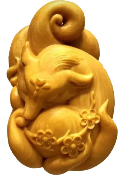 Oyma Heykelcik Minyatür Figürler Heykel Şimşir Heykeli Asılı Süsleme B (Yurt Dışından) fiyatları