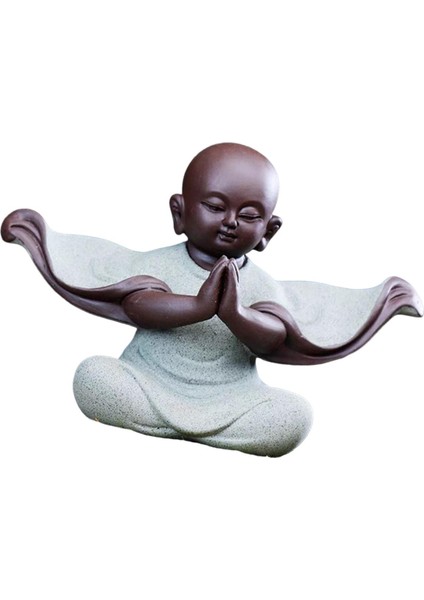 Çocuklar Için Heykelcik Meditasyon Heykel Feng Shui Dekor Küçük Yeşil (Yurt Dışından)