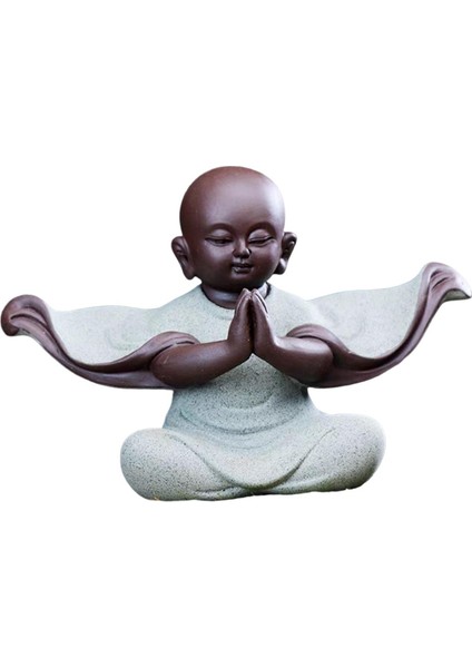 Çocuklar Için Heykelcik Meditasyon Heykel Feng Shui Dekor Küçük Yeşil (Yurt Dışından)