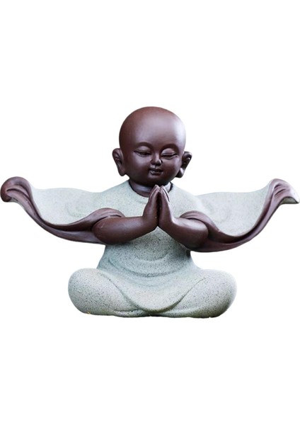 Çocuklar Için Heykelcik Meditasyon Heykel Feng Shui Dekor Küçük Yeşil (Yurt Dışından)