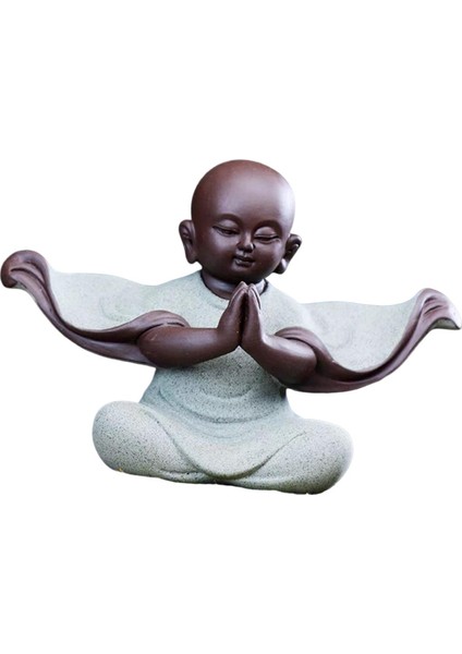 Çocuklar Için Heykelcik Meditasyon Heykel Feng Shui Dekor Küçük Yeşil (Yurt Dışından)