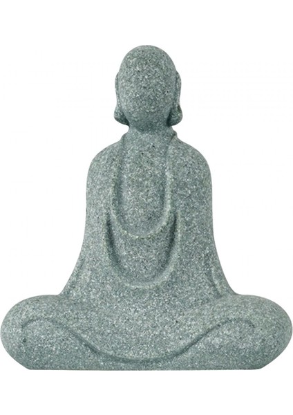 Tank Meditasyon Buda Reçine Heykeli Heykel Peyzaj Masaüstü 8X3X9 cm (Yurt Dışından)