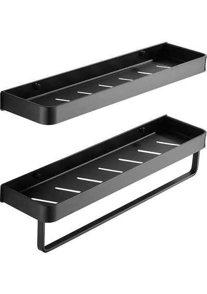 Çubuk Kanca Stili ile 30 cm Banyo Siyah Raf Havlu Asma Alanı Alüminyum Köşe Raflar Havlu Askısı Kanca Şampuan Tutucu Mutfak Depolama Rafı (Yurt Dışından) fiyatları