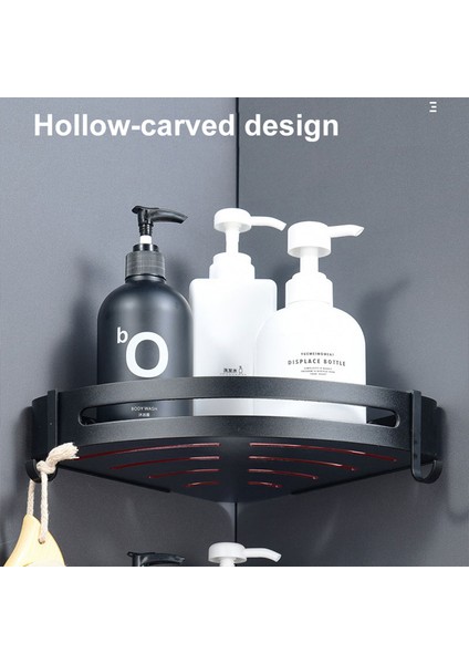 Siyah X2 Stili Köşe Rafı Banyo Depolama Rafları Alüminyum Tuvalet Üçgen Havlu Depolama Duvar Delme Duş Raf Banyo Aksesuarları (Yurt Dışından) indirimleri