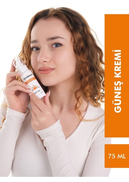 Leke Karşıtı Yüksek Korumalı 50 Spf Güneş Kremi ve Yüz Temizleyici Cilt Bakım Seti