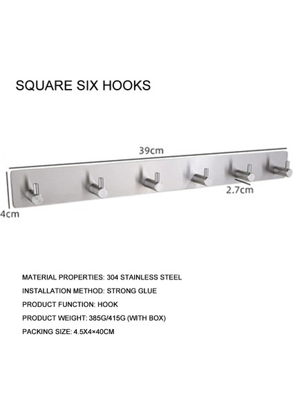 11 Stili Yazın 304 Paslanmaz Çelik Askılar Kapı Duvar Giysi Havlu Askı Metal Banyo Aksesuarları Mutfak Banyo Aksesuarları (Yurt Dışından)