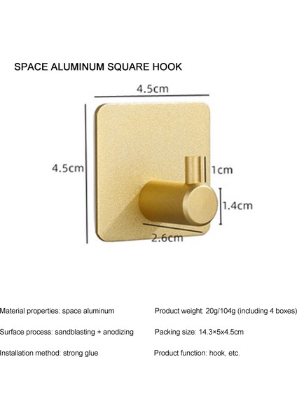 3 Stili Yazın 304 Paslanmaz Çelik Kanca Kapı Duvar Giysi Havlu Kanca Metal Banyo Askı Mutfak Banyo Aksesuarları (Yurt Dışından)