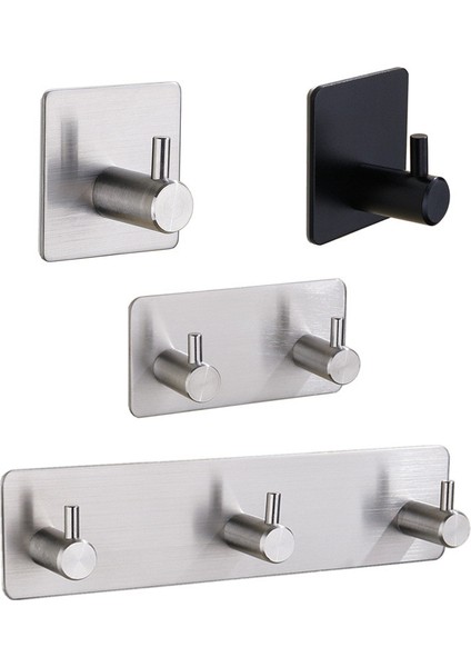 3 Stili Yazın 304 Paslanmaz Çelik Kanca Kapı Duvar Giysi Havlu Kanca Metal Banyo Askı Mutfak Banyo Aksesuarları (Yurt Dışından) fiyatları