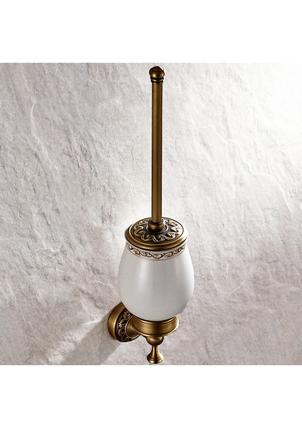 Havlu Yüzük Tarzı Antika Banyo Ürünleri Duvara Monte Pirinç Banyo Aksesuarları Kağıt Tutucu Oymalı Kağıt Tutucu Pirinç Koleksiyonu (Yurt Dışından) indirimleri