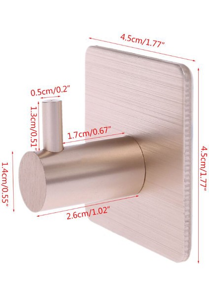 No.2 Tarzı Dayanıklı Alüminyum Kapı Askı Kendinden Yapışkanlı Ev Duvar Kapı Askı Kıyafet Askıları Anahtarlık Raf Mutfak Havlu Askı Kanca Malzemeleri (Yurt Dışından)