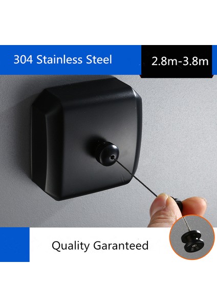 Mercan Kırmızısı Stili Taşınabilir Paslanmaz Çelik Çekilebilir Çamaşır Ipi Iç Mekan Dış Mekan Çamaşır Askısı Çamaşır Kurutma Organizatörü Çamaşır Kurutma Rafı Halat (Yurt Dışından) fırsatları