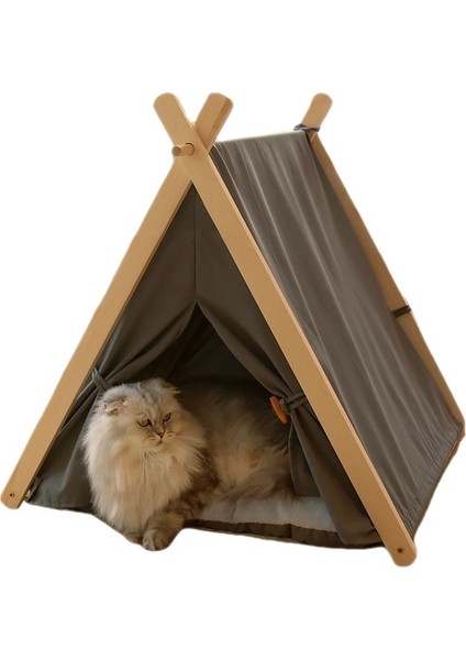 Çıkarılabilir ve Yıkanabilir Kapalı Evcil Hayvan Yatağı Oyuncak Ayı Kapalı Köpek Kulübesi (Yurt Dışından)
