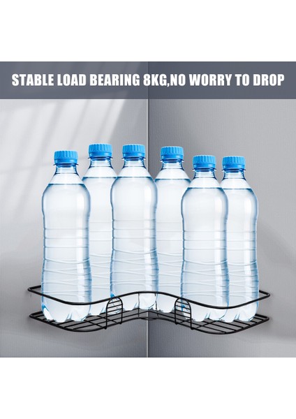 1 Adet Tarzı Banyo Şampuan Rafı Saklama Rafı Tutucu Punch Köşe Organizatör Duş Rafı Vantuzlu Banyo Aksesuarları (Yurt Dışından) fırsatları