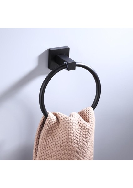 Çift Sabun Ağları Stili 55CM Mat Siyah Çift Havlu Askılıklı Banyo Havlu Askısı Uzay Alüminyum Banyo Aksesuarları Havlu Rafı Havlu Halkası Tuvalet Fırçası (Yurt Dışından) fırsatları