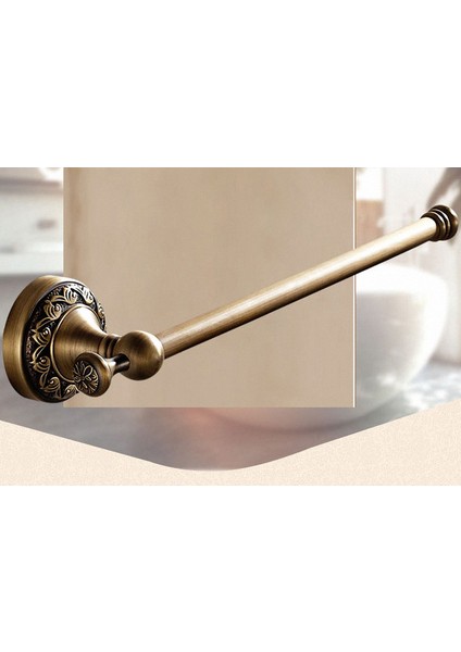 Kısa Havluluk Stili Antika Banyo Ürünleri Duvara Monte Pirinç Banyo Aksesuarları Kağıt Tutucu Oymalı Kağıt Tutucu Pirinç Koleksiyonu (Yurt Dışından)