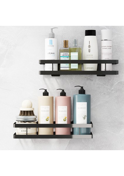 20CM Tarzı Tuqiu Banyo Rafı Banyo Saklama Tutucu Su Banyo Duş Rafı Siyah Banyo Şampuan Tutucu Sepet Tutucu Köşe Rafı (Yurt Dışından) fırsatları