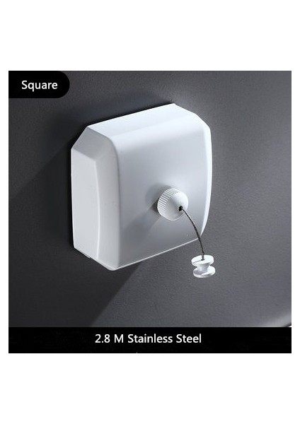 Fuşya Tarzı Taşınabilir Paslanmaz Çelik Çekilebilir Çamaşır Ipi Iç Mekan Dış Mekan Çamaşır Askısı Çamaşır Kurutma Organizatörü Çamaşır Kurutma Rafı Halat (Yurt Dışından)