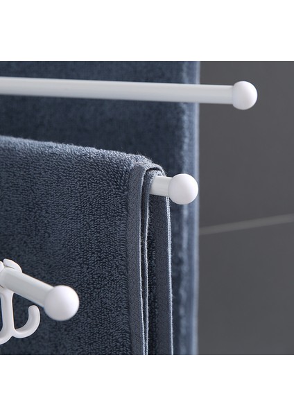 Yeşil 3 Katman Stili Duvara Monte Yapışkanlı Banyo Havlu Askılığı Raf Dolap Düzenleyici Kapı Asma Askı Organizer Standı (Yurt Dışından) modelleri