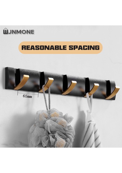 Gri 3 Stili Siyah Altın Cübbe Kanca Katlanır Havlu Askısı Çiviye Gerek Yok Montaj Duvar Kanca Ceket Kıyafet Tutucu Banyo Arka Kapı Kanca (Yurt Dışından) indirimleri