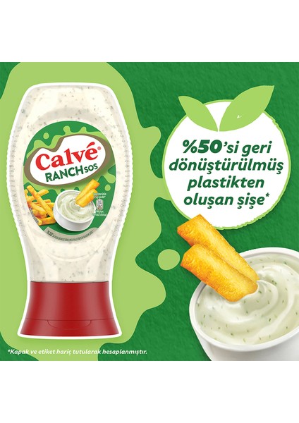 Ketçap Mayonez 2'li Set 1140 G + Calve Sos Ranch 245 G