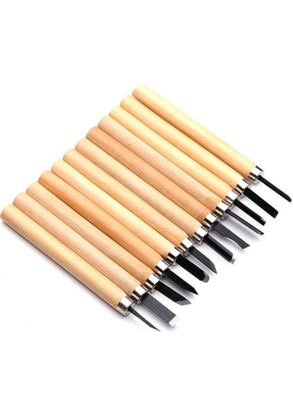 12 Parça Ahşap Oyma Hobi Heykel Set Ağaç Oyma Set Kalem Set Hobi Oyma Bıçakları indirimleri